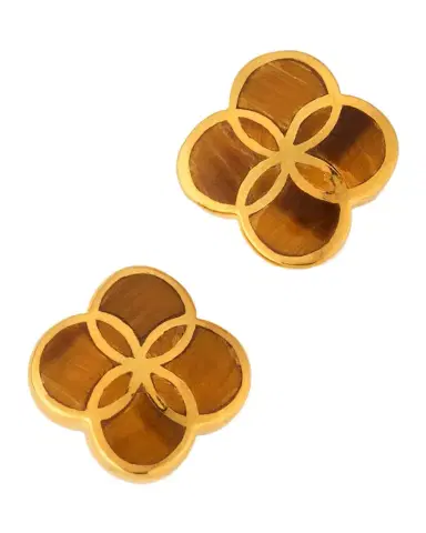 Jan Leslie Petal Gemstone Stud Earrings | Thumbnail 1 Jan Leslie Petal Gemstone Stud Earrings | Thumbnail 1