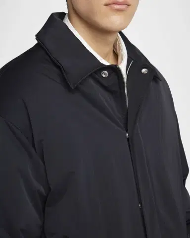 Bottega Veneta Men's Tech Puffer Jacket with Intrecciato Collar | Thumbnail 6 Bottega Veneta Men's Tech Puffer Jacket with Intrecciato Collar | Thumbnail 6