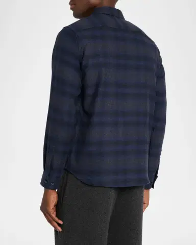 Theory Men 's Irving Soft Plaid Sport Shirt | Thumbnail 2 Theory Men 's Irving Soft Plaid Sport Shirt | Thumbnail 2