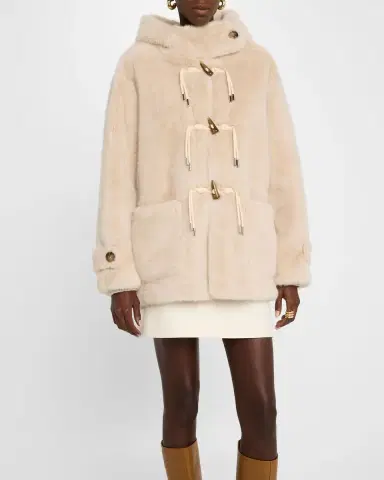 Kobi Halperin Rosie Hooded Faux Fur Coat | Thumbnail 3 Kobi Halperin Rosie Hooded Faux Fur Coat | Thumbnail 3