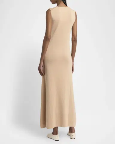 Loro Piana Cocooning Delicate Cashmere-Silk Midi Dress | Thumbnail 4 Loro Piana Cocooning Delicate Cashmere-Silk Midi Dress | Thumbnail 4