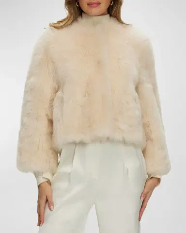 Gorski Reversible Toscana Shearling Lamb Collarless Jacket | Thumbnail 2 Gorski Reversible Toscana Shearling Lamb Collarless Jacket | Thumbnail 2