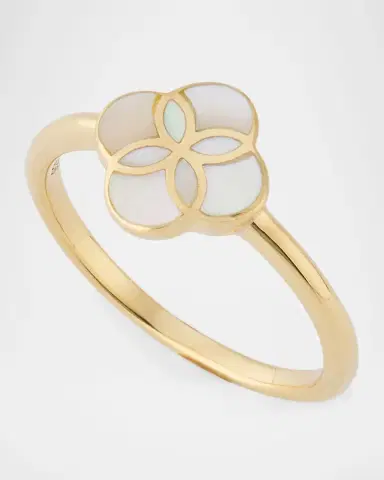 Jan Leslie White Mother of Pearl Petal Ring | Thumbnail 3 Jan Leslie White Mother of Pearl Petal Ring | Thumbnail 3