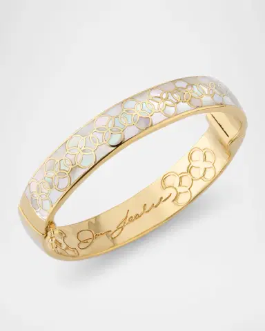 Jan Leslie Petal Mother of Pearl Bangle Bracelet | Thumbnail 3 Jan Leslie Petal Mother of Pearl Bangle Bracelet | Thumbnail 3