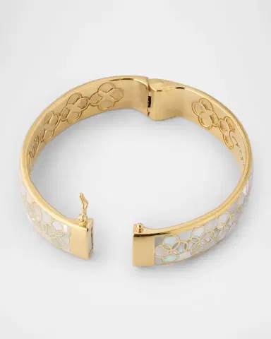 Jan Leslie Petal Mother of Pearl Bangle Bracelet | Thumbnail 4 Jan Leslie Petal Mother of Pearl Bangle Bracelet | Thumbnail 4