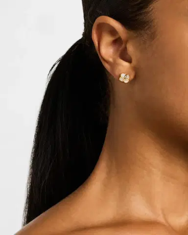 Jan Leslie Petal Gemstone Stud Earrings | Thumbnail 2 Jan Leslie Petal Gemstone Stud Earrings | Thumbnail 2
