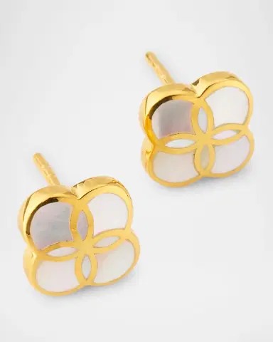 Jan Leslie Petal Gemstone Stud Earrings | Thumbnail 3 Jan Leslie Petal Gemstone Stud Earrings | Thumbnail 3