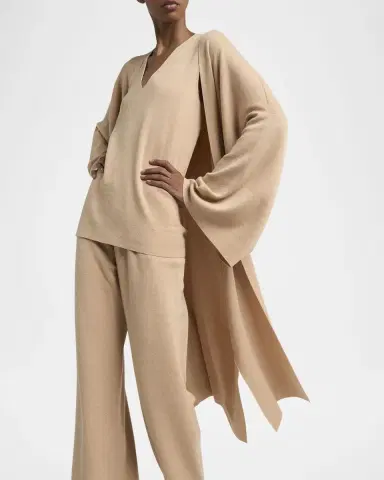 Loro Piana Cocooning Delicate Cashmere-Silk Cardigan | Thumbnail 7 Loro Piana Cocooning Delicate Cashmere-Silk Cardigan | Thumbnail 7