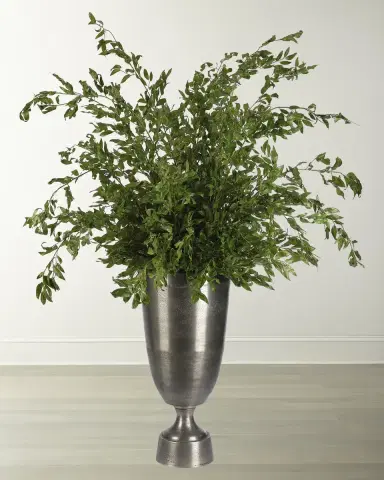 NDI Smilex Branch 63" Faux Greenery in an Aluminum Vase | Thumbnail 1 NDI Smilex Branch 63" Faux Greenery in an Aluminum Vase | Thumbnail 1