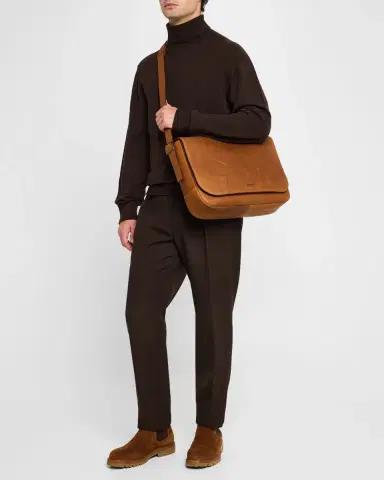 Shinola Men's Runwell Leather Messenger Bag | Thumbnail 9 Shinola Men's Runwell Leather Messenger Bag | Thumbnail 9