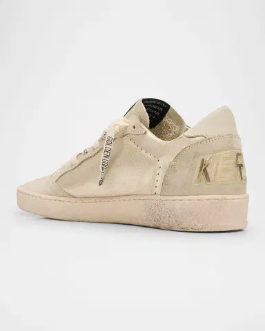 Golden Goose Ball Star Metallic Glitter Low-Top Sneakers | Thumbnail 4 Golden Goose Ball Star Metallic Glitter Low-Top Sneakers | Thumbnail 4