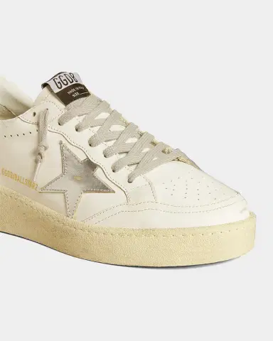 Golden Goose Ball Star Crystal Leather Low-Top Sneakers | Thumbnail 3 Golden Goose Ball Star Crystal Leather Low-Top Sneakers | Thumbnail 3