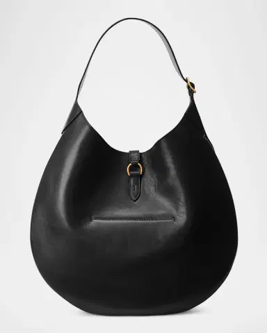 Polo Ralph Lauren Polo ID Calfskin Large Shoulder Bag | Thumbnail 5 Polo Ralph Lauren Polo ID Calfskin Large Shoulder Bag | Thumbnail 5