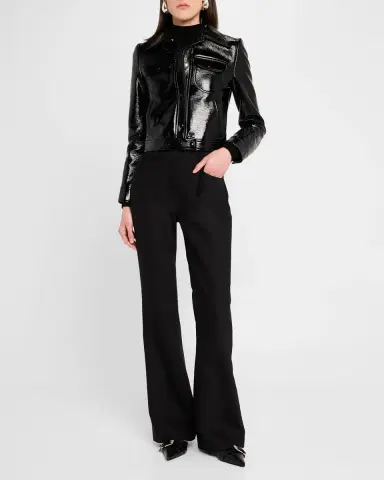 Courrèges Signature Vinyl Trucker Jacket | Thumbnail 2 Courrèges Signature Vinyl Trucker Jacket | Thumbnail 2