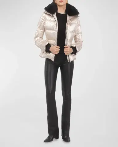 Gorski Apres-Ski Jacket With Detachable Toscana Lamb Shearling Collar | Thumbnail 3 Gorski Apres-Ski Jacket With Detachable Toscana Lamb Shearling Collar | Thumbnail 3