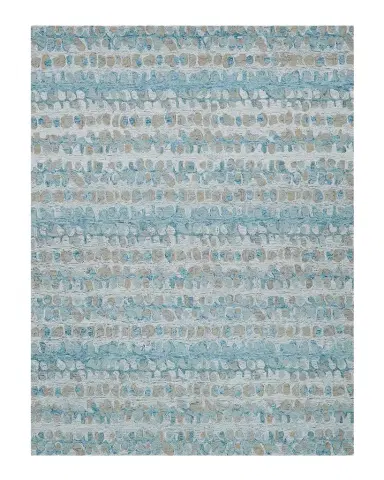 Exquisite Rugs Colorplay Hand-Tufted Turquoise Rug | Thumbnail 1 Exquisite Rugs Colorplay Hand-Tufted Turquoise Rug | Thumbnail 1