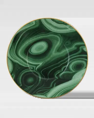 L 'Objet Malachite Tea Saucer | Thumbnail 2 L 'Objet Malachite Tea Saucer | Thumbnail 2