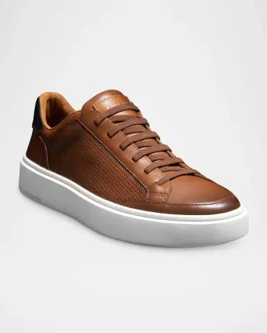 Allen Edmonds Men's Oliver Leather Slip-On Sneakers | Thumbnail 2 Allen Edmonds Men's Oliver Leather Slip-On Sneakers | Thumbnail 2