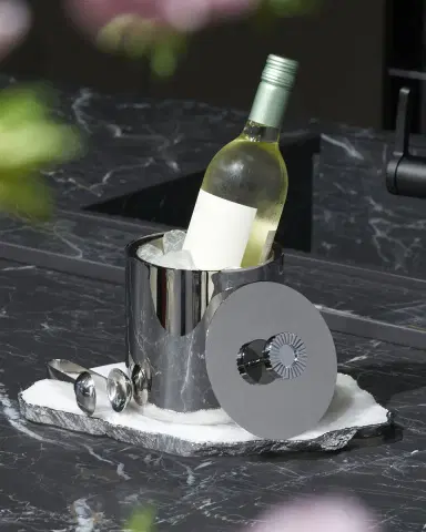 Anna New York Striations Ice Bucket & Tongs Set | Thumbnail 3 Anna New York Striations Ice Bucket & Tongs Set | Thumbnail 3