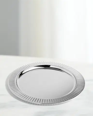 Anna New York Striations Round Serving Tray | Thumbnail 1 Anna New York Striations Round Serving Tray | Thumbnail 1