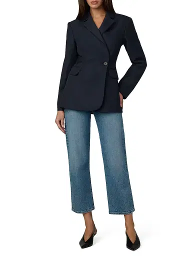 Joe's Jeans Women's The Mecah Wrap Blazer - Navy | Thumbnail 2 Joe's Jeans Women's The Mecah Wrap Blazer - Navy | Thumbnail 2