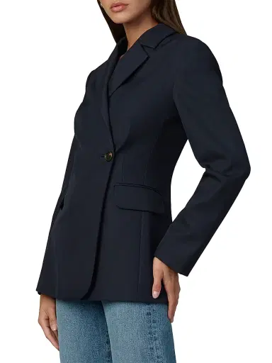 Joe's Jeans Women's The Mecah Wrap Blazer - Navy | Thumbnail 4 Joe's Jeans Women's The Mecah Wrap Blazer - Navy | Thumbnail 4