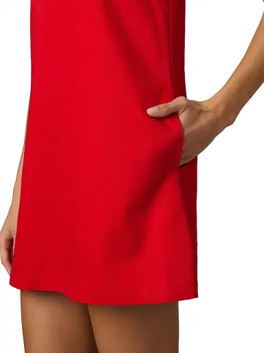 Joe's Jeans Women's The Scoop Neck Minidress - Cherry Red - Size XL | Thumbnail 6 Joe's Jeans Women's The Scoop Neck Minidress - Cherry Red - Size XL | Thumbnail 6