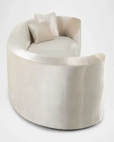 Haute House Bubble Velvet Curved Sofa, 117.5" | Thumbnail 4 Haute House Bubble Velvet Curved Sofa, 117.5" | Thumbnail 4