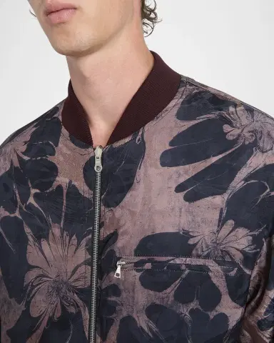Dries Van Noten Men's Volker Reversible Bomber Jacket | Thumbnail 5 Dries Van Noten Men's Volker Reversible Bomber Jacket | Thumbnail 5