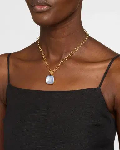 Dina Mackney Very Peri Violet Femme Doublet Necklace | Thumbnail 2 Dina Mackney Very Peri Violet Femme Doublet Necklace | Thumbnail 2