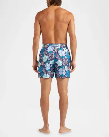 Vilebrequin Men's Floral Turtle Swim Shorts | Thumbnail 2 Vilebrequin Men's Floral Turtle Swim Shorts | Thumbnail 2