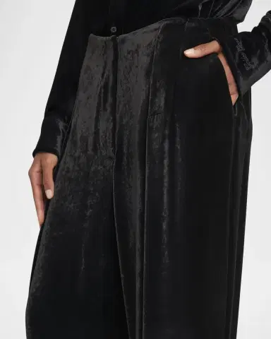 Golden Goose Journey Velvet-Effect Loose Pants | Thumbnail 5 Golden Goose Journey Velvet-Effect Loose Pants | Thumbnail 5