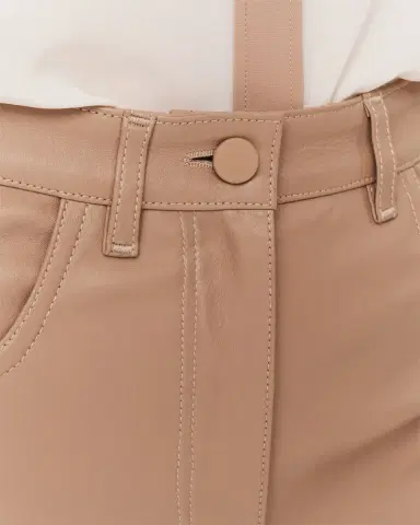 Joseph Duke Cropped Straight-Leg Leather Pants | Thumbnail 4 Joseph Duke Cropped Straight-Leg Leather Pants | Thumbnail 4