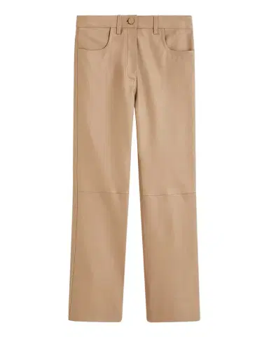 Joseph Duke Cropped Straight-Leg Leather Pants | Thumbnail 1 Joseph Duke Cropped Straight-Leg Leather Pants | Thumbnail 1