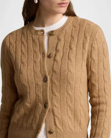 Polo Ralph Lauren Cable-Knit Cashmere Crewneck Cardigan | Thumbnail 5 Polo Ralph Lauren Cable-Knit Cashmere Crewneck Cardigan | Thumbnail 5
