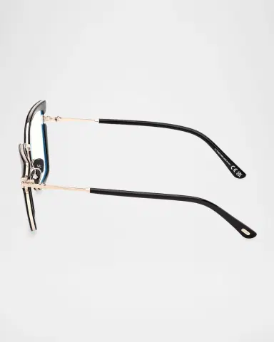TOM FORD Blue-Light Acetate Butterfly Optical Glasses | Thumbnail 4 TOM FORD Blue-Light Acetate Butterfly Optical Glasses | Thumbnail 4