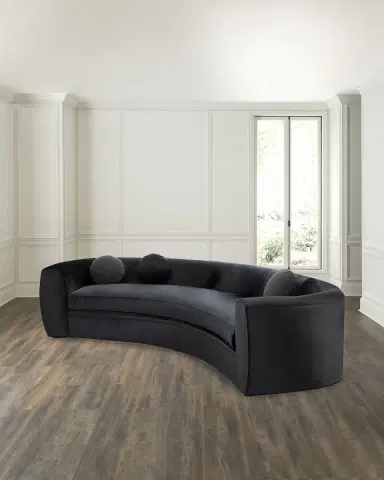 Haute House Carmen Velvet Sofa | Thumbnail 2 Haute House Carmen Velvet Sofa | Thumbnail 2
