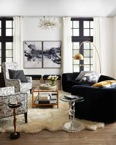 Haute House Carmen Velvet Sofa | Thumbnail 4 Haute House Carmen Velvet Sofa | Thumbnail 4