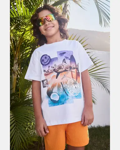 Molo Boy 's Rame Collage Surf Short-Sleeve T-Shirt | Thumbnail 2 Molo Boy 's Rame Collage Surf Short-Sleeve T-Shirt | Thumbnail 2