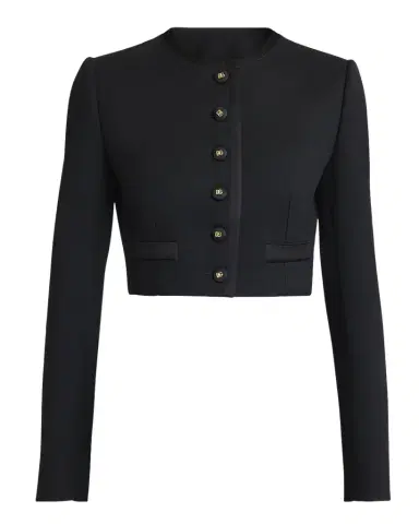 Dolce & Gabbana Lana Single-Breasted Crop Jacket | Thumbnail 1 Dolce & Gabbana Lana Single-Breasted Crop Jacket | Thumbnail 1