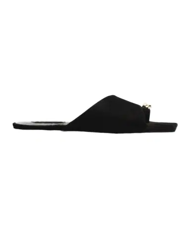 Schutz Jodies Golden Toe-Post Suede Flat Sandals | Thumbnail 1 Schutz Jodies Golden Toe-Post Suede Flat Sandals | Thumbnail 1