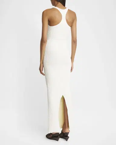 Jacquemus Scala Croc-Knit Sleeveless Maxi Dress | Thumbnail 3 Jacquemus Scala Croc-Knit Sleeveless Maxi Dress | Thumbnail 3
