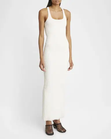 Jacquemus Scala Croc-Knit Sleeveless Maxi Dress | Thumbnail 4 Jacquemus Scala Croc-Knit Sleeveless Maxi Dress | Thumbnail 4