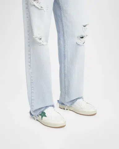 Golden Goose Men 's Ball Star 2 Leather Low-Top Sneakers | Thumbnail 2 Golden Goose Men 's Ball Star 2 Leather Low-Top Sneakers | Thumbnail 2
