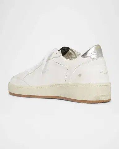 Golden Goose Men 's Ball Star 2 Leather Low-Top Sneakers | Thumbnail 4 Golden Goose Men 's Ball Star 2 Leather Low-Top Sneakers | Thumbnail 4