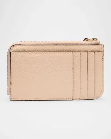 Chloé Alphabet Zip Leather Card Case | Thumbnail 3 Chloé Alphabet Zip Leather Card Case | Thumbnail 3