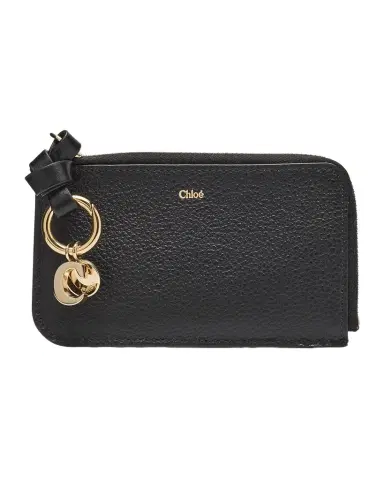 Chloé Alphabet Zip Leather Card Case | Thumbnail 1 Chloé Alphabet Zip Leather Card Case | Thumbnail 1