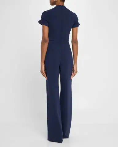 Black Halo Patel Seamed Straight-Leg Jumpsuit | Thumbnail 2 Black Halo Patel Seamed Straight-Leg Jumpsuit | Thumbnail 2