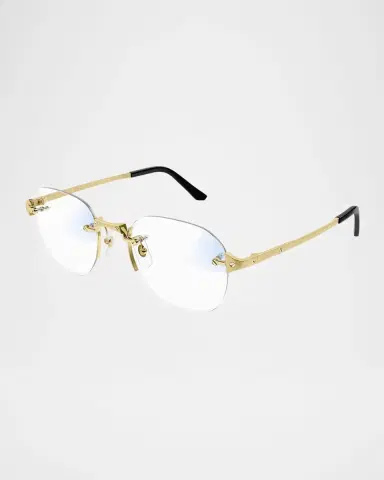 Cartier Round Metal Optical Glasses | Thumbnail 3 Cartier Round Metal Optical Glasses | Thumbnail 3