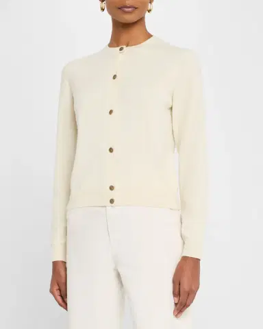 Loro Piana Classic Baby Cash GG 12 Cardigan Sweater | Thumbnail 4 Loro Piana Classic Baby Cash GG 12 Cardigan Sweater | Thumbnail 4